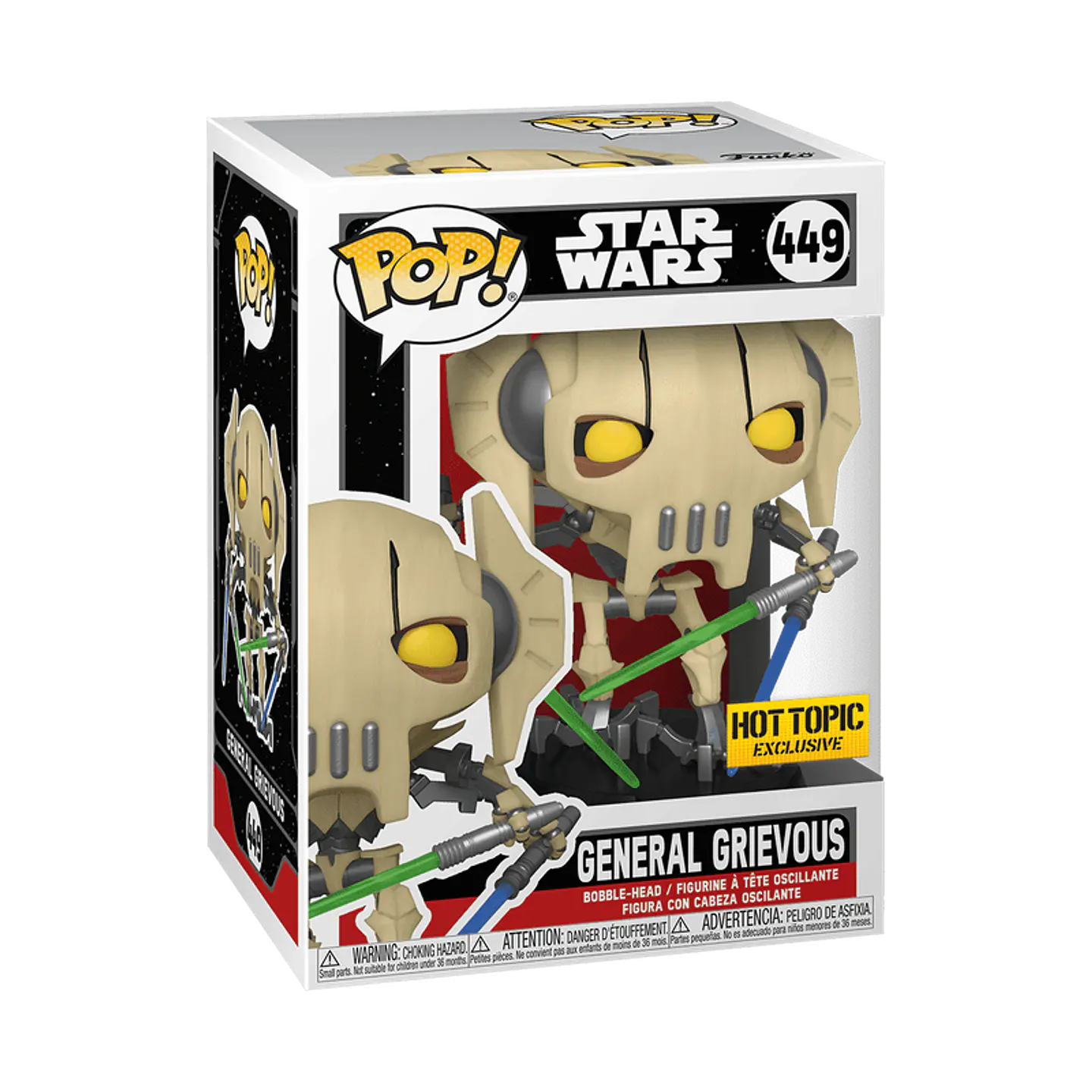 Funko Pop! General Grievous #449 Hot Topic - Star Wars 1