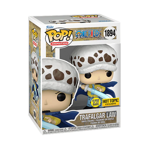 Funko Pop! Trafalgar (Glow in the dark) #1894 Hot Topic - One Piece