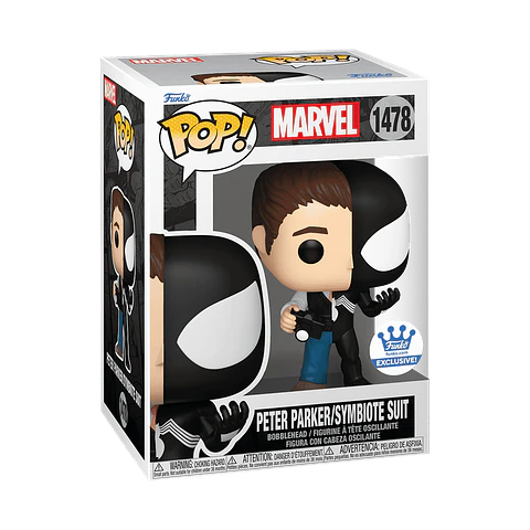 Funko Pop! Peter Parker/ Symbiote Suit #1478 Funko Shop Exclusive - Marvel: Spiderman
