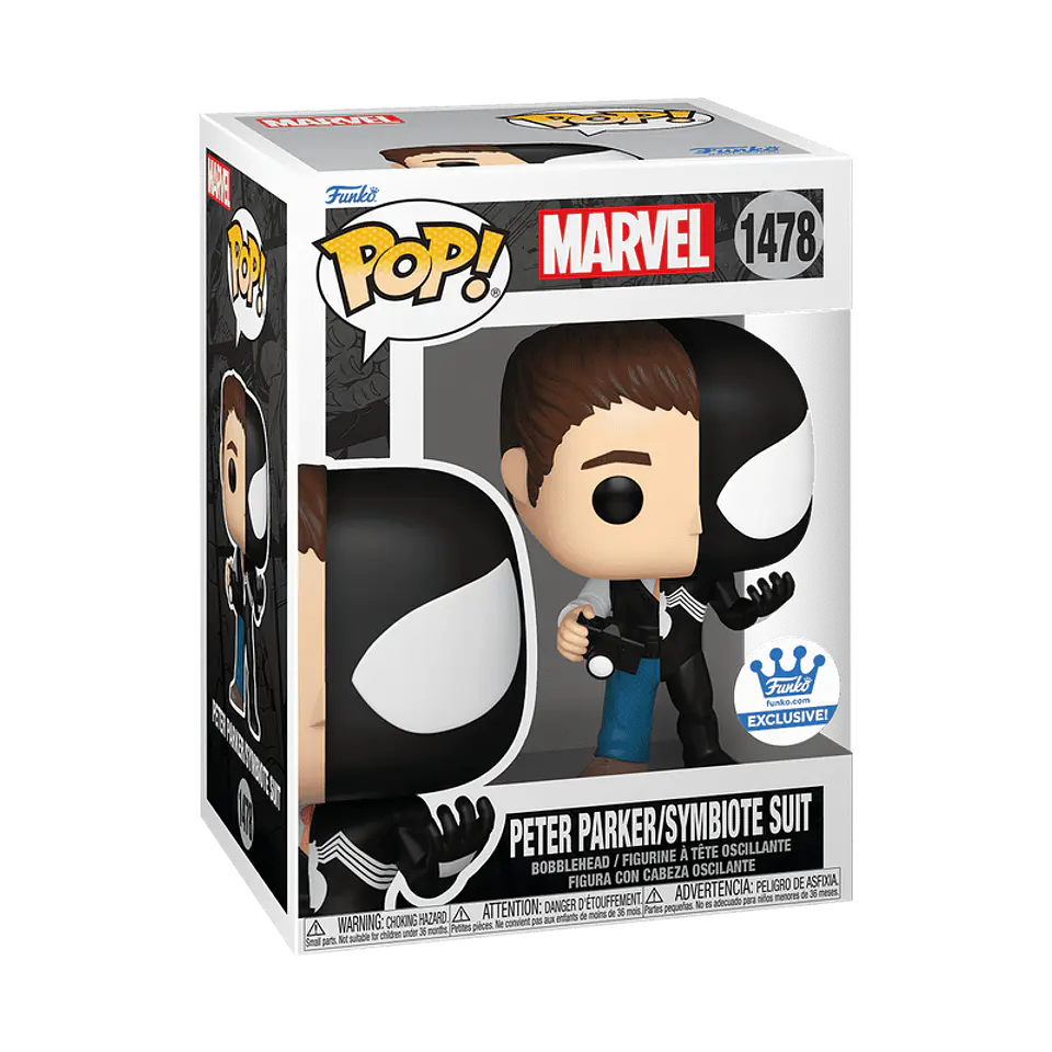 Funko Pop! Peter Parker/ Symbiote Suit #1478 Funko Shop Exclusive - Marvel: Spiderman 1
