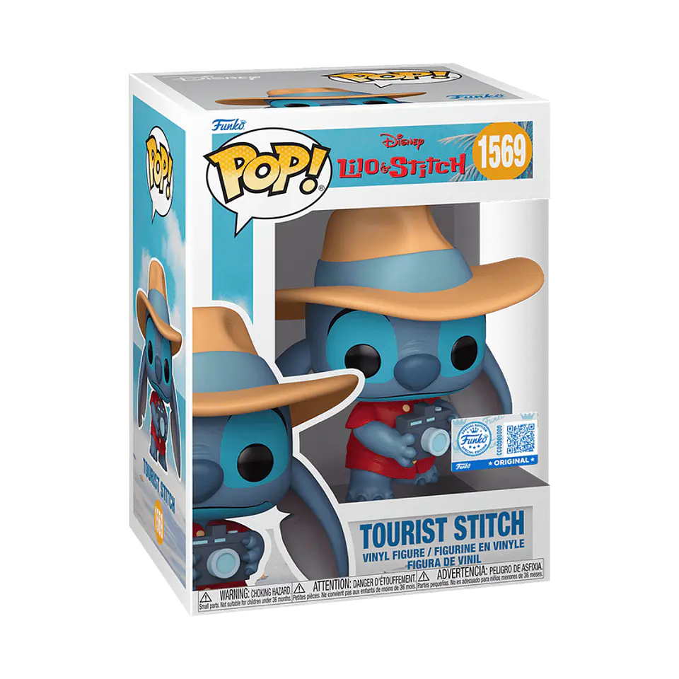 Funko Pop! Tourist Stitch #1569 Funko Shop - Lilo & Stitch 1
