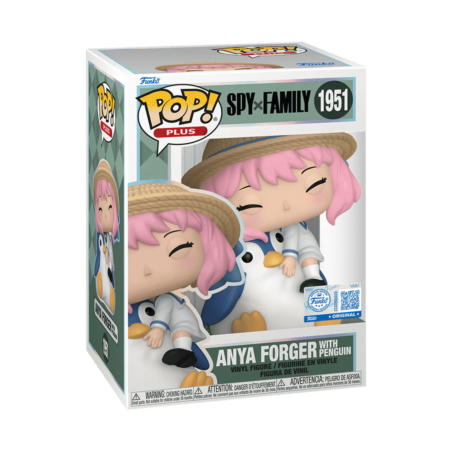 [PRE-VENTA] Funko Pop! Plus: Anya Forger with penguin #1951 Amazon - Spy x Family 1