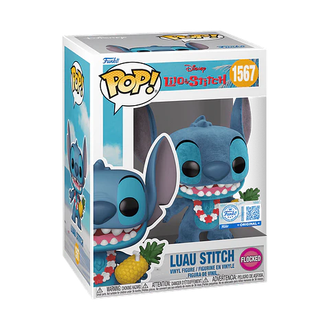 Funko Pop! Luau Stitch (Flocked) #1567 Target - Lilo y Stitch