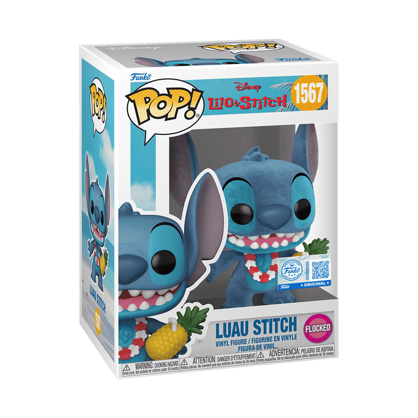Funko Pop! Luau Stitch (Flocked) #1567 Target - Lilo y Stitch 1