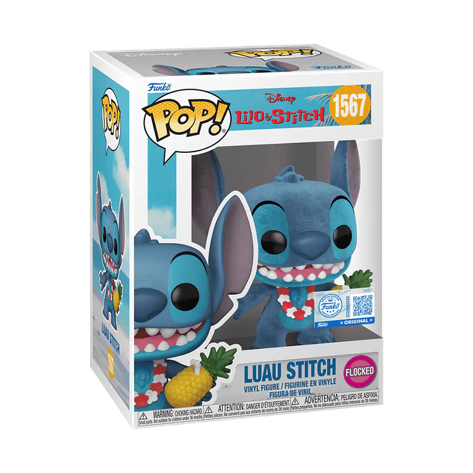 Funko Pop! Luau Stitch (Flocked) #1567 Target - Lilo y Stitch 1