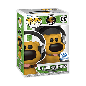Funko Pop! Dug with headphones #1097 Funko Shop Exclusive - Disney: Dug Days