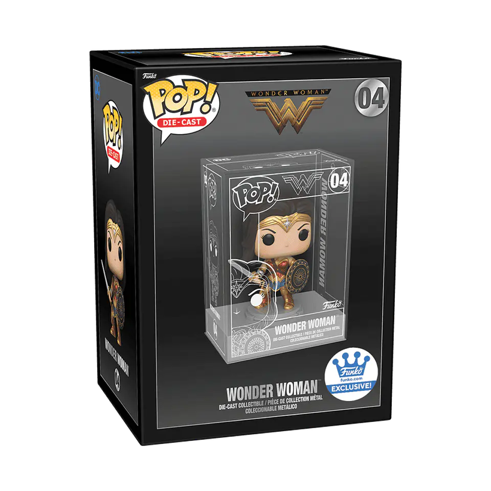 Funko Pop! Die-Cast: Wonder Woman (con espada y escudo) #04 Funko Shop Exclusive - Wonder Woman 1