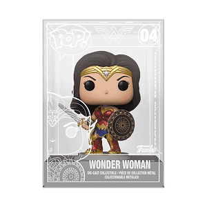 Funko Pop! Die-Cast: Wonder Woman (con espada y escudo) #04 Funko Shop Exclusive - Wonder Woman