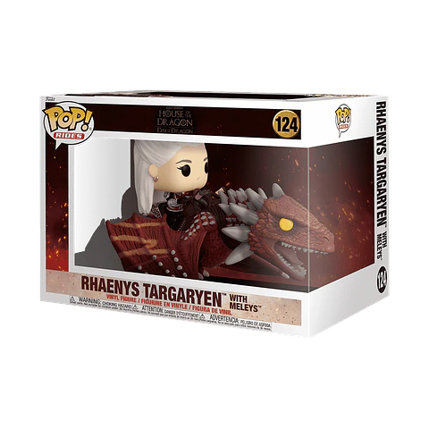 Funko Pop! Rides: Rhaenys Targaryen with Meleys #124 - House Of The Dragon