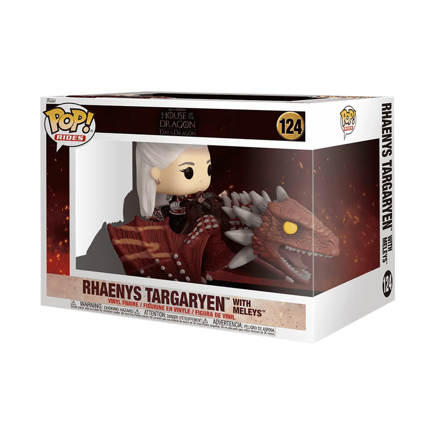 Funko Pop! Rides: Rhaenys Targaryen with Meleys #124 - House Of The Dragon 1