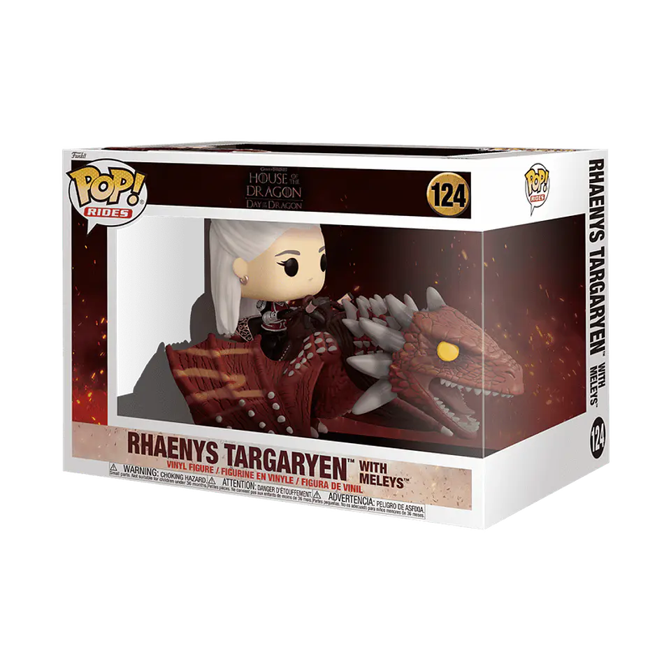 Funko Pop! Rides: Rhaenys Targaryen with Meleys #124 - House Of The Dragon 1