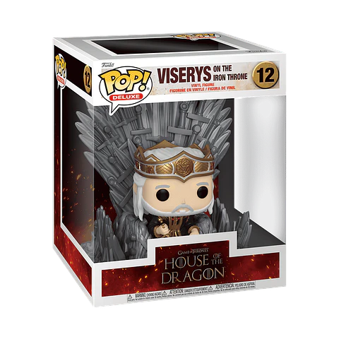 Funko Pop! Deluxe: Viserys on the Iron throne #12 - House Of The Dragon