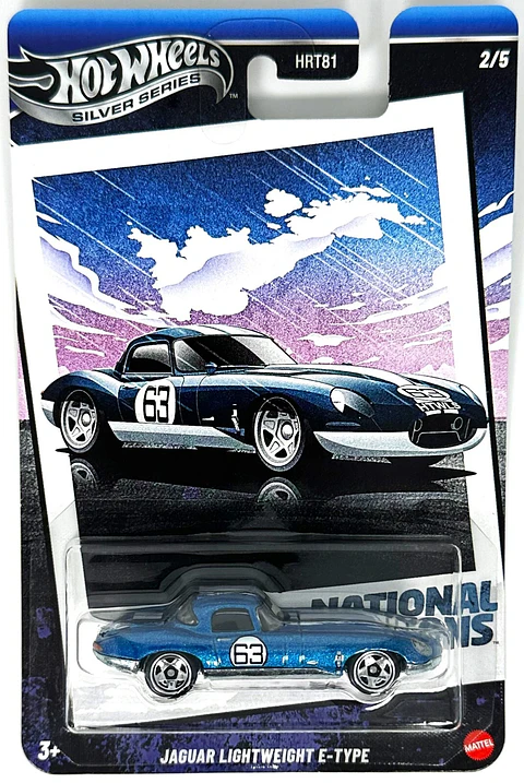 Hot Wheels: Jaguar Lightweight E-Type - Silver Series National Icons