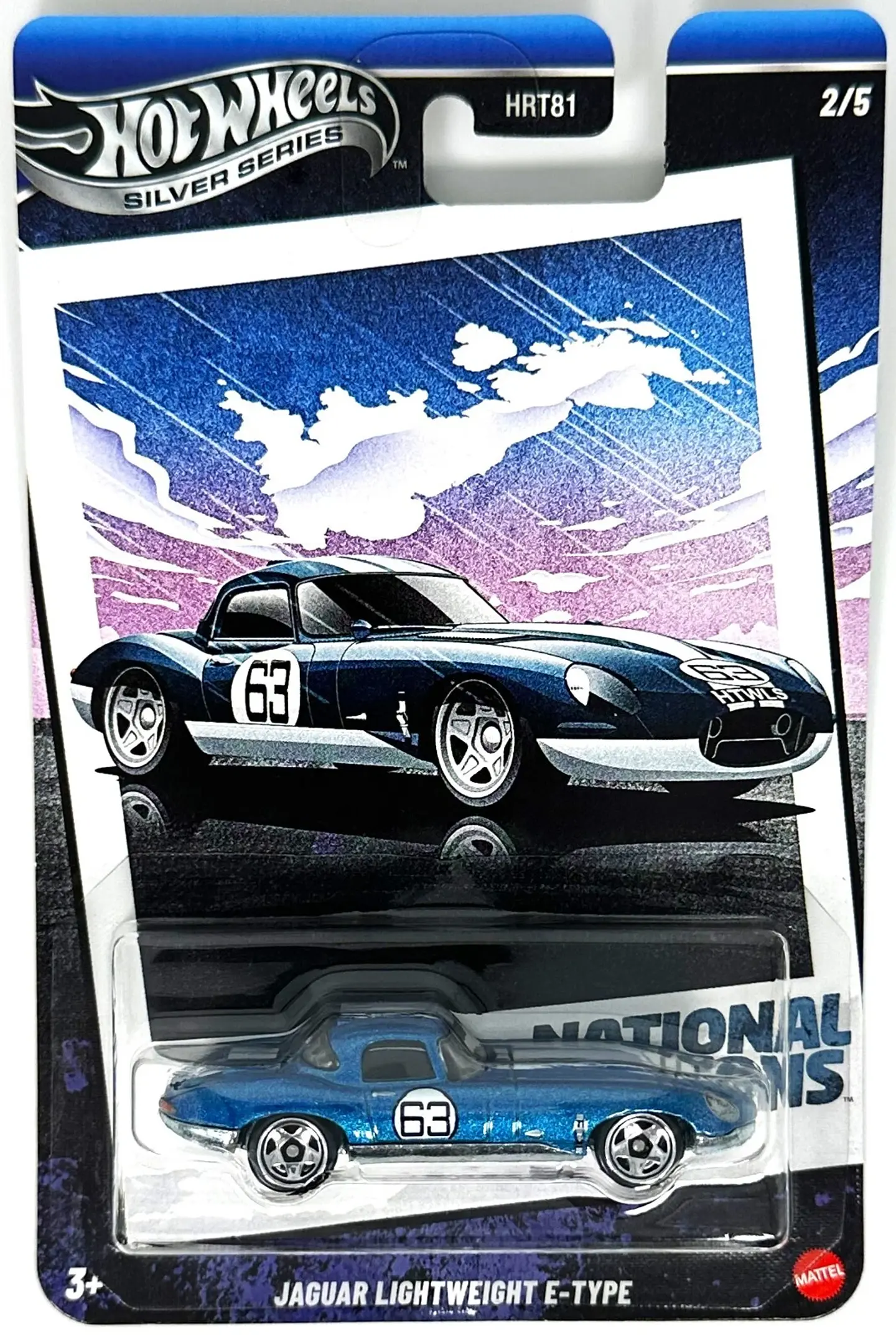 Hot Wheels: Jaguar Lightweight E-Type - Silver Series National Icons 1