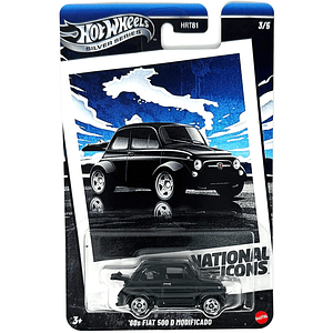 Hot Wheels: '60s Fiat 500D Modificado - Silver Series National Icons