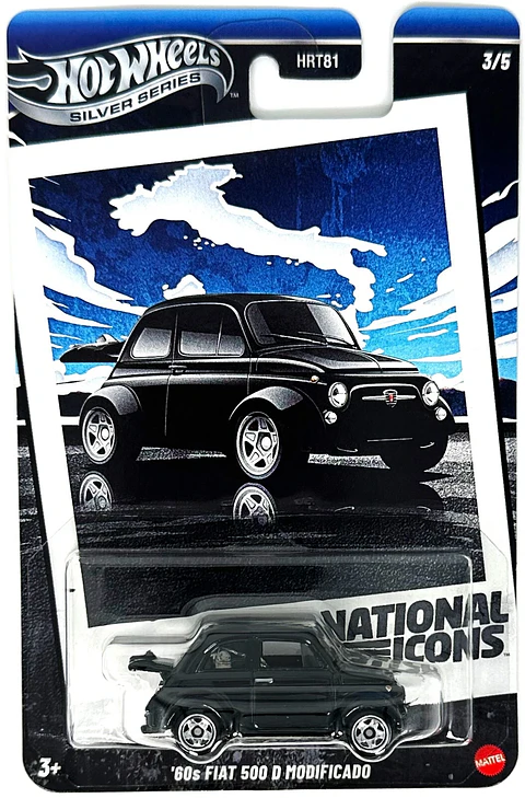 Hot Wheels: '60s Fiat 500D Modificado - Silver Series National Icons