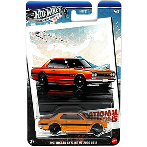 Hot Wheels: 1971 Nissan Skyline HT 2000 GT-R - Silver Series National Icons