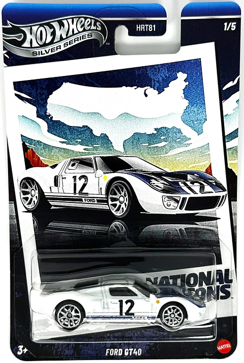 Hot Wheels: Ford GT40 - Silver Series National Icons