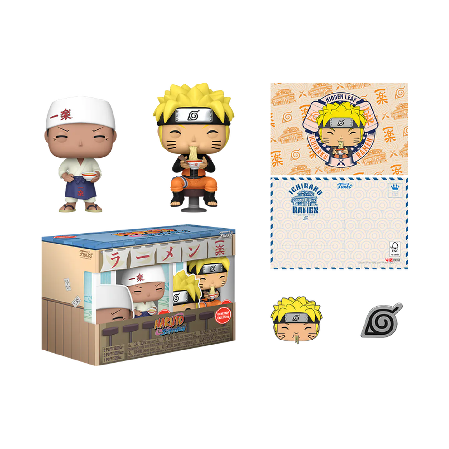 Funko Pop! Naruto Shippuden Ichiraku Collector Box GameStop 4