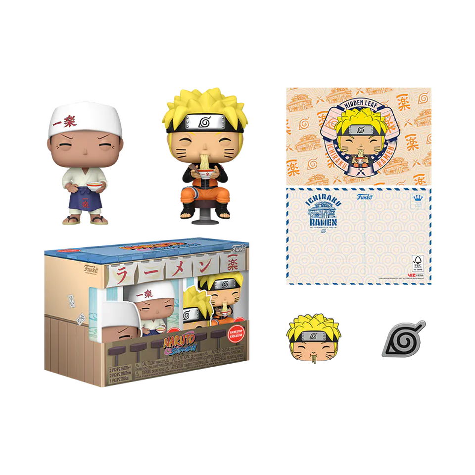 Funko Pop! Naruto Shippuden Ichiraku Collector Box GameStop 4