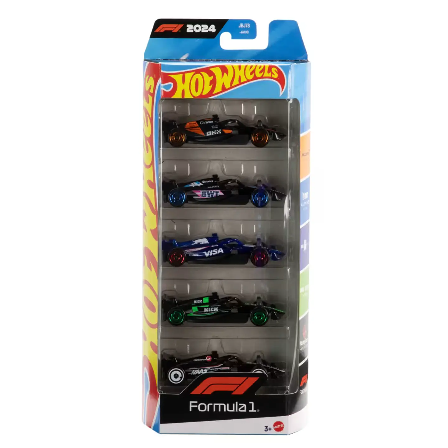 Hot Wheels:  Fórmula 1 (2024) 5pack 1