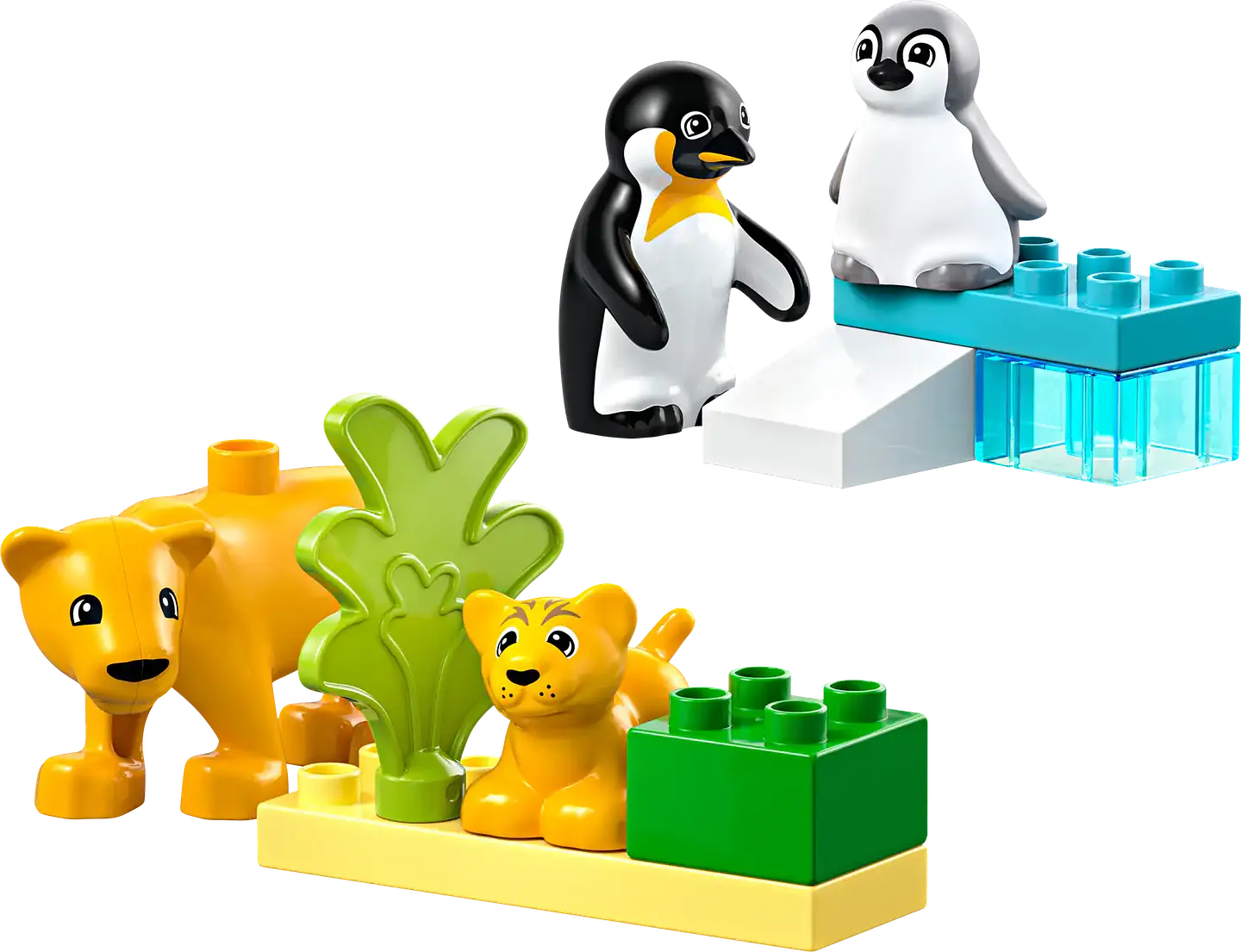 LEGO 10442: Familias de la Fauna Salvaje: Pingüinos y Leones 2