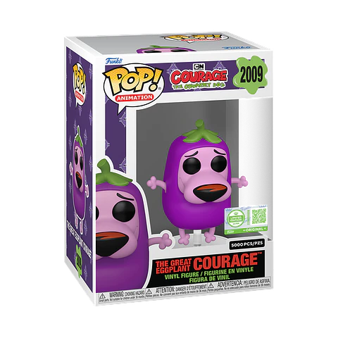 Funko Pop! La Gran Berenjena (Coraje) #2009 Entertainment Earth - Coraje, el perro cobarde