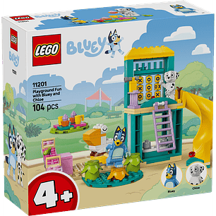 LEGO 11201: Diversión en el Parque de Juegos con Bluey y Chloe