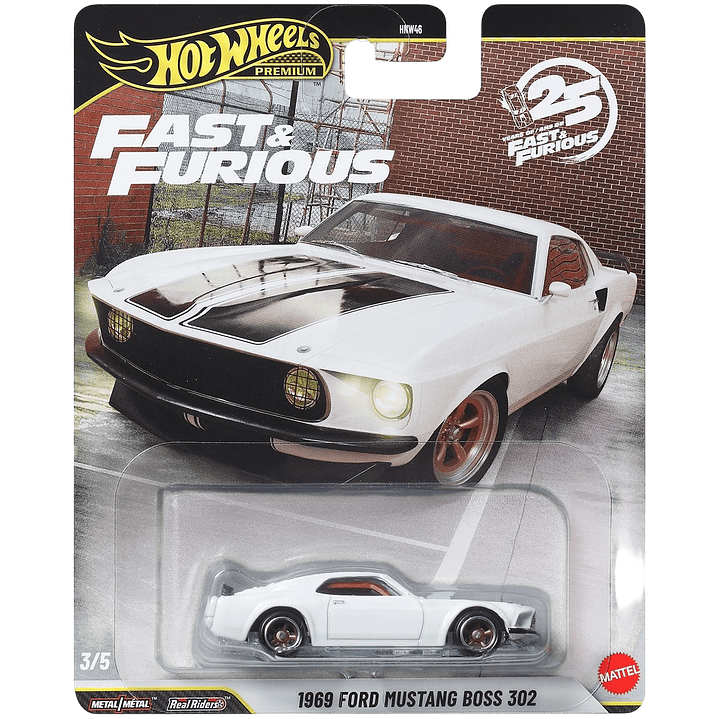 Hot Wheels Premium: 1969 Ford Mustang Boss 302 - Fast & Furious 1
