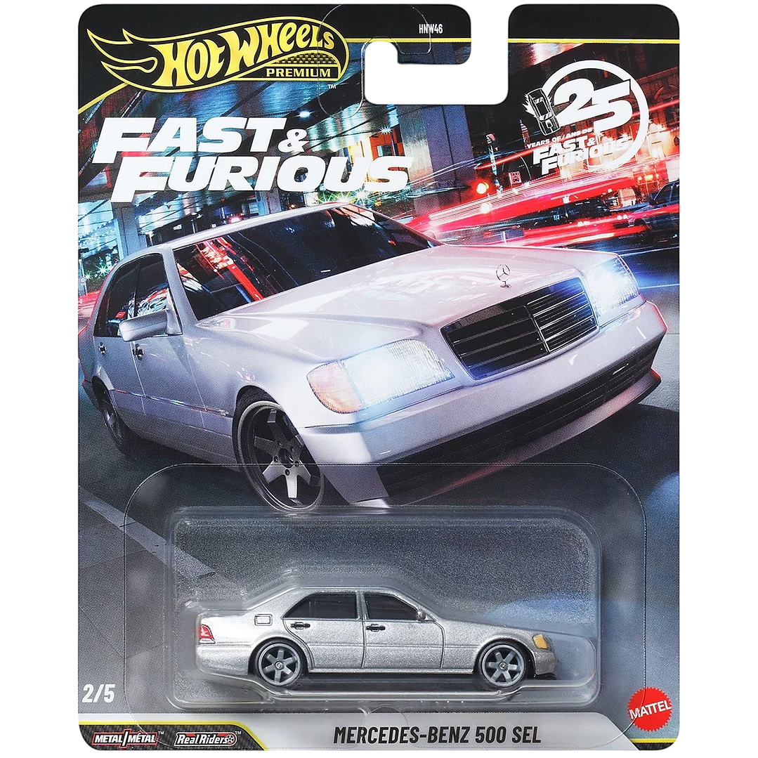 Hot Wheels Premium: Mercedes-Benz 500 SEL - Fast & Furious 1