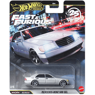 Hot Wheels Premium: Mercedes-Benz 500 SEL - Fast & Furious