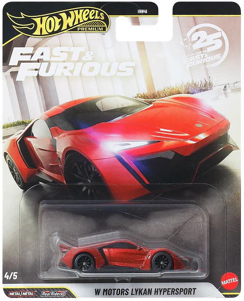 Hot Wheels Premium: W Motors Lykan Hypersport - Fast & Furious