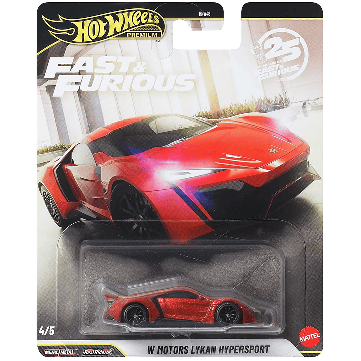Hot Wheels Premium: W Motors Lykan Hypersport - Fast & Furious 1