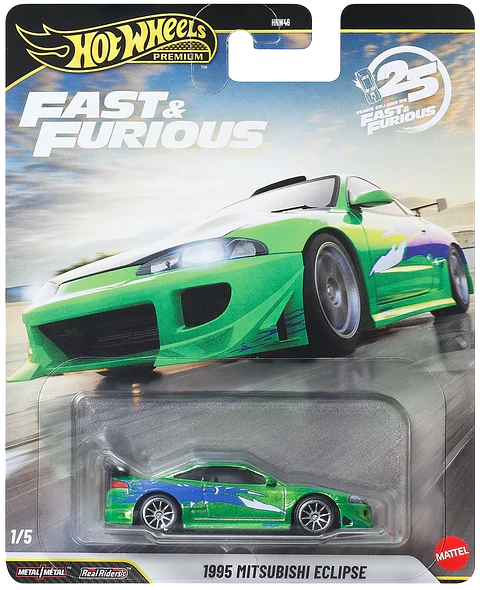 Hot Wheels Premium: 1995 Mitsubishi Eclipse - Fast & Furious
