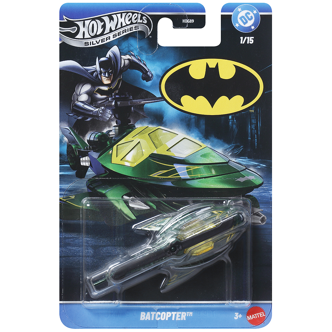 Hot Wheels: Batcopter - Silver Series Batman 1