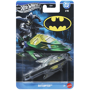 Hot Wheels: Batcopter - Silver Series Batman