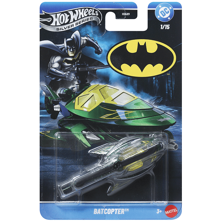 Hot Wheels: Batcopter - Silver Series Batman 1
