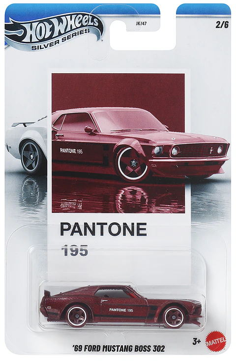 Hot Wheels: '69 Ford Mustang Boss 302 - Silver Series Pantone