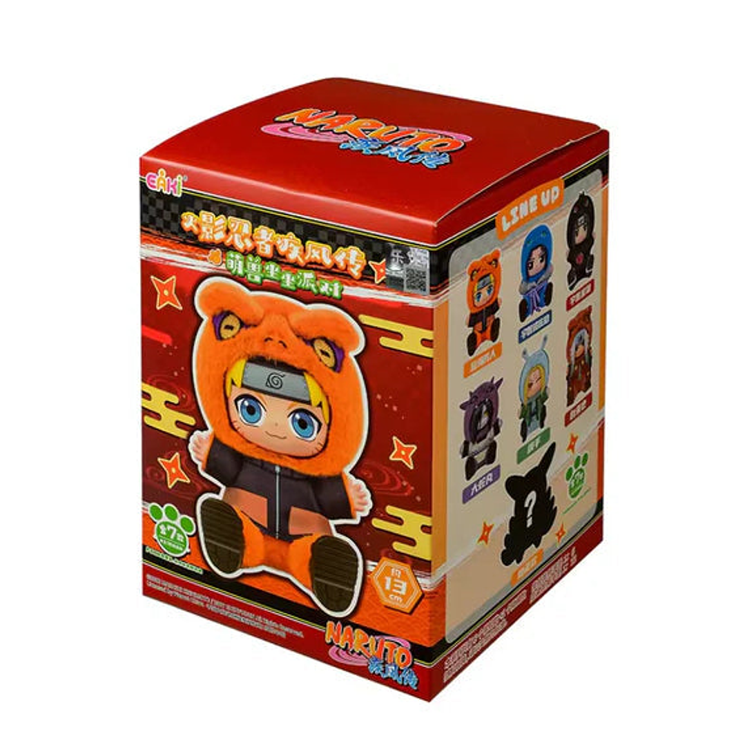 Naruto Beast Party Plush Wave 2 Top Toy x Eaki (Estilo Labubu) - Blind Box Original 1