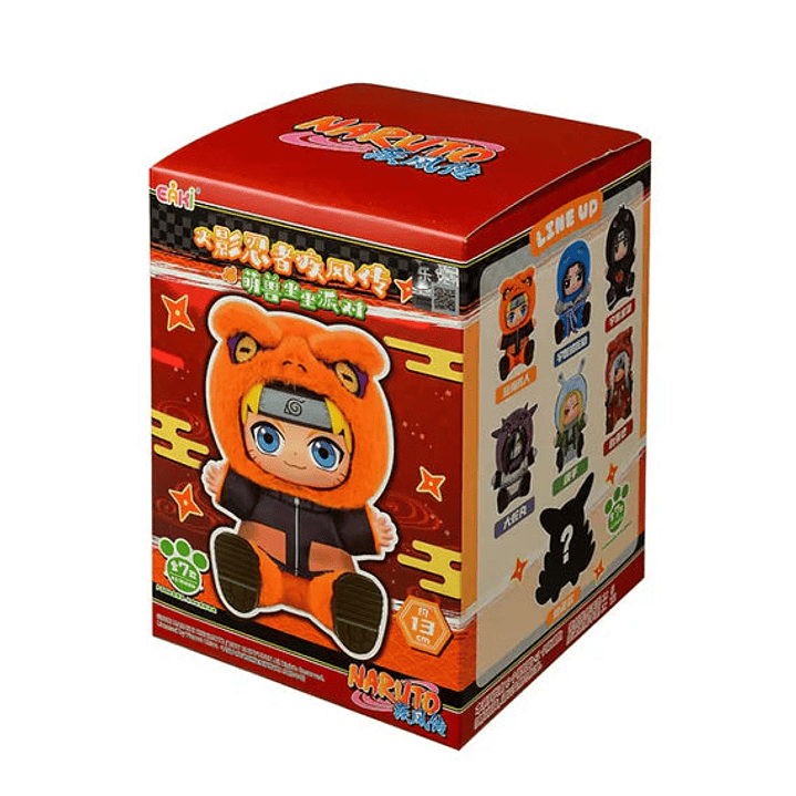 Naruto Beast Party Plush Wave 2 Top Toy x Eaki (Estilo Labubu) - Blind Box Original 1