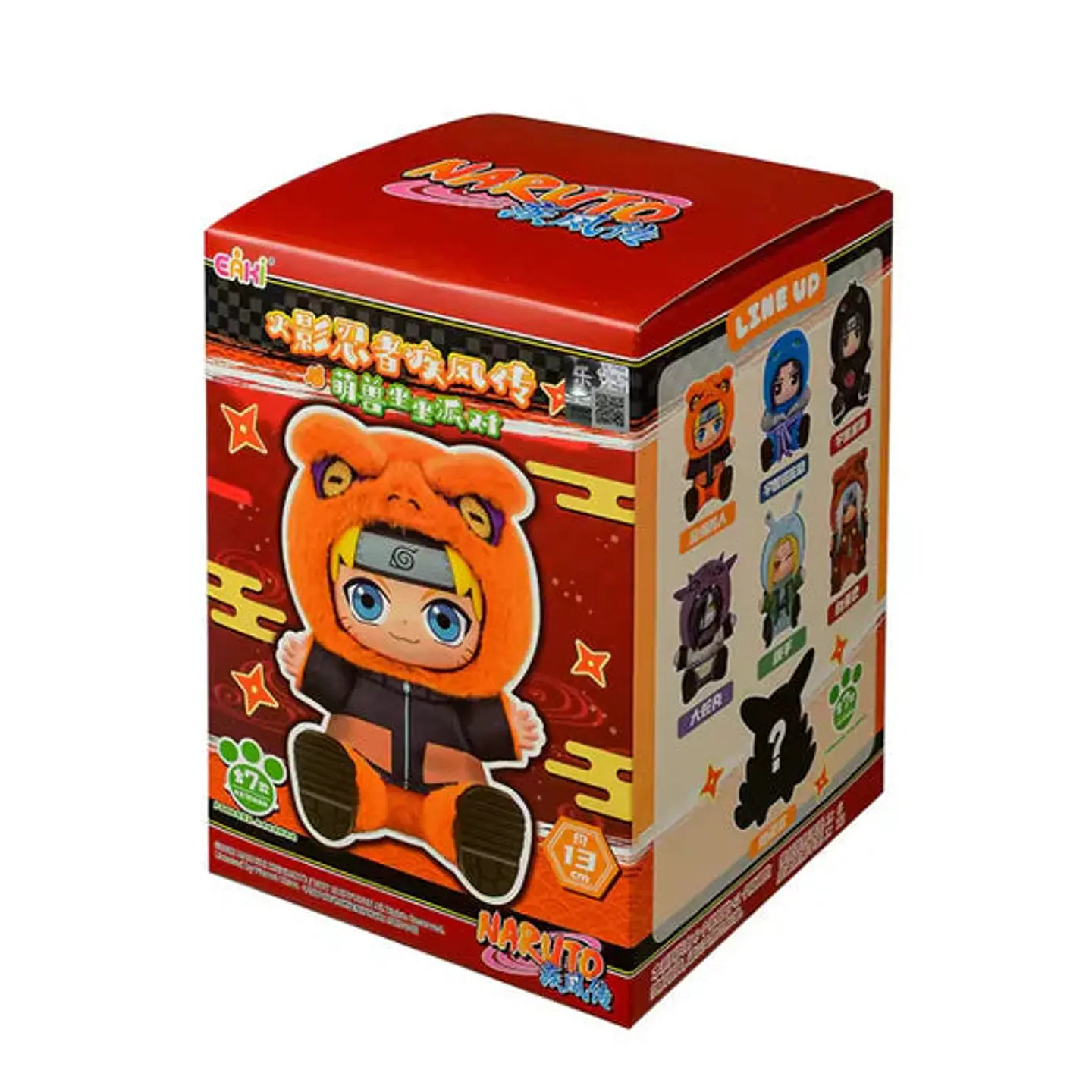 Naruto Beast Party Plush Wave 2 Top Toy x Eaki (Estilo Labubu) - Blind Box Original 1