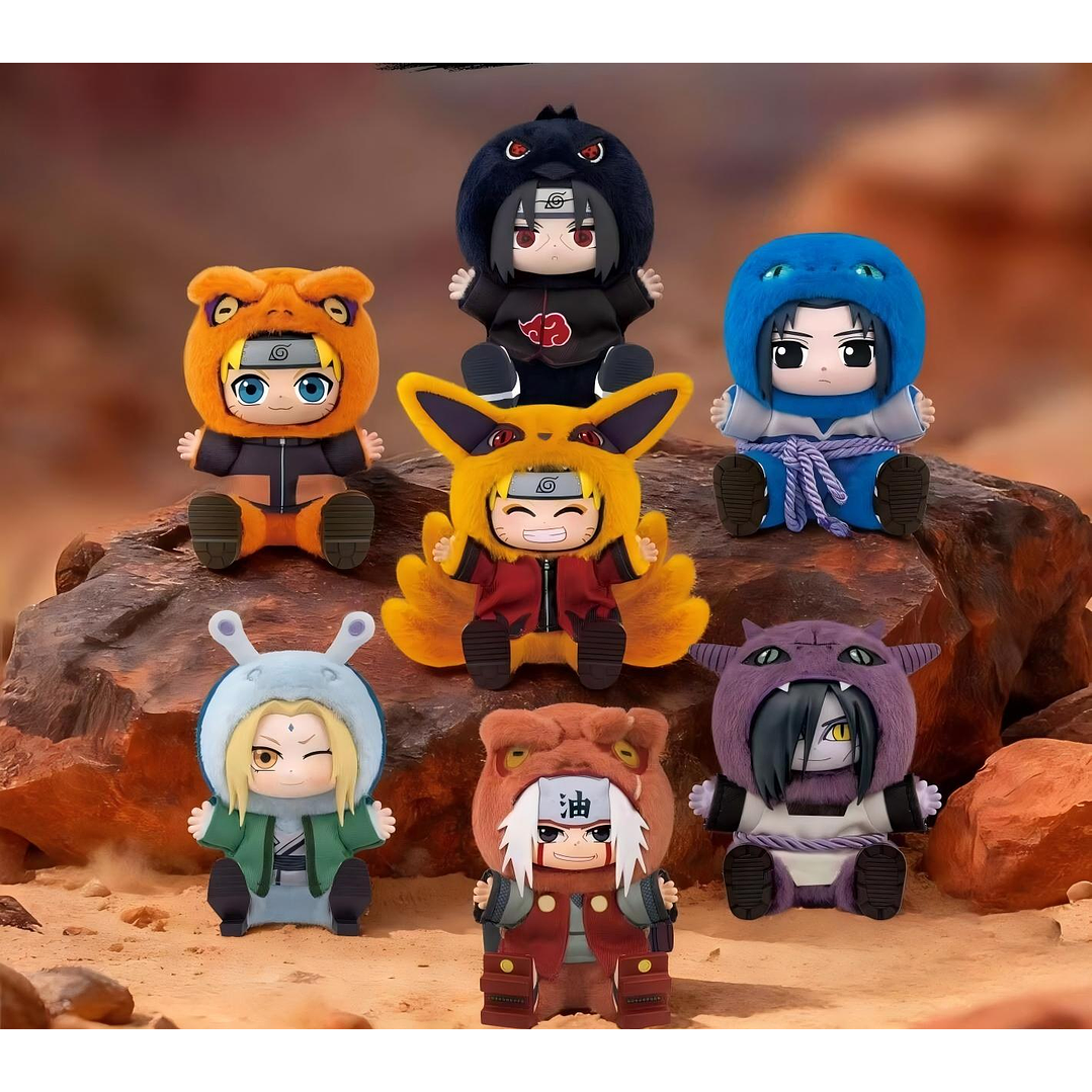 Naruto Beast Party Plush Wave 2 Top Toy x Eaki (Estilo Labubu) - Blind Box Original 2