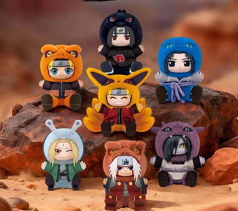 Naruto Beast Party Plush Wave 2 Top Toy x Eaki (Estilo Labubu) - Blind Box Original