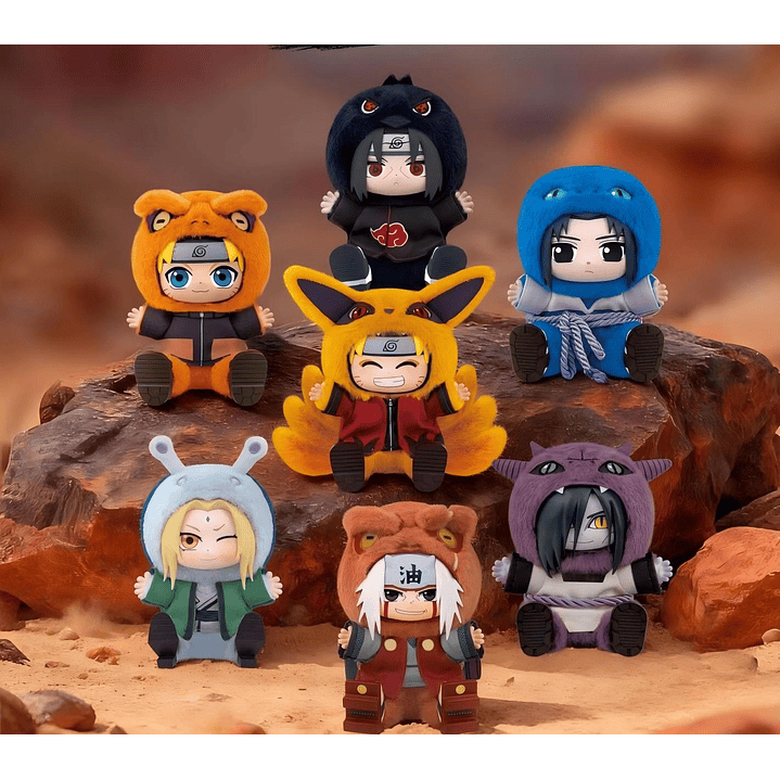 Naruto Beast Party Plush Wave 2 Top Toy x Eaki (Estilo Labubu) - Blind Box Original 2