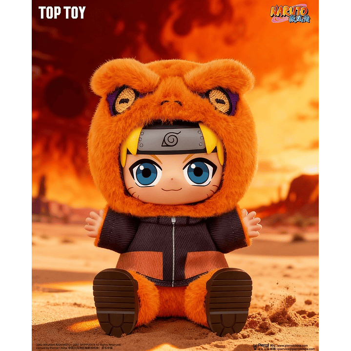 Naruto Beast Party Plush Wave 2 Top Toy x Eaki (Estilo Labubu) - Blind Box Original 4
