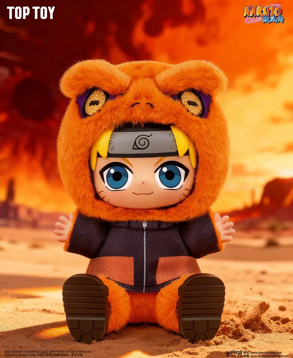 Naruto Beast Party Plush Wave 2 Top Toy x Eaki (Estilo Labubu) - Blind Box Original 4