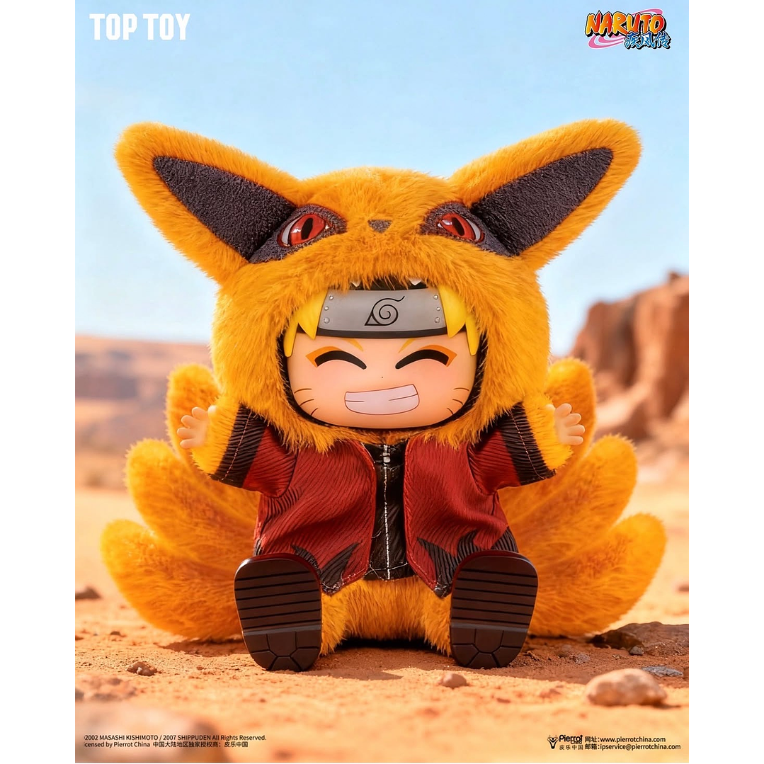 Naruto Beast Party Plush Wave 2 Top Toy x Eaki (Estilo Labubu) - Blind Box Original 7