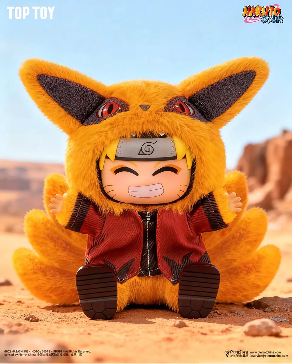 Naruto Beast Party Plush Wave 2 Top Toy x Eaki (Estilo Labubu) - Blind Box Original 7