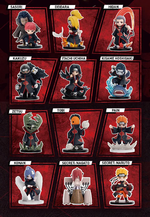 POP MART Naruto Shippuden - Batalla Contra Los Akatsuki (Blind Box)
