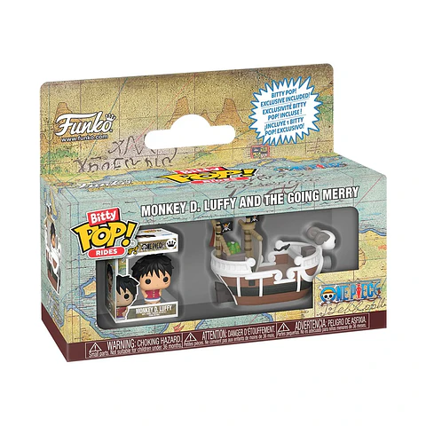 Funko Bitty Pop! Rides: Monkey D. Luffy and The Going Merry - One Piece
